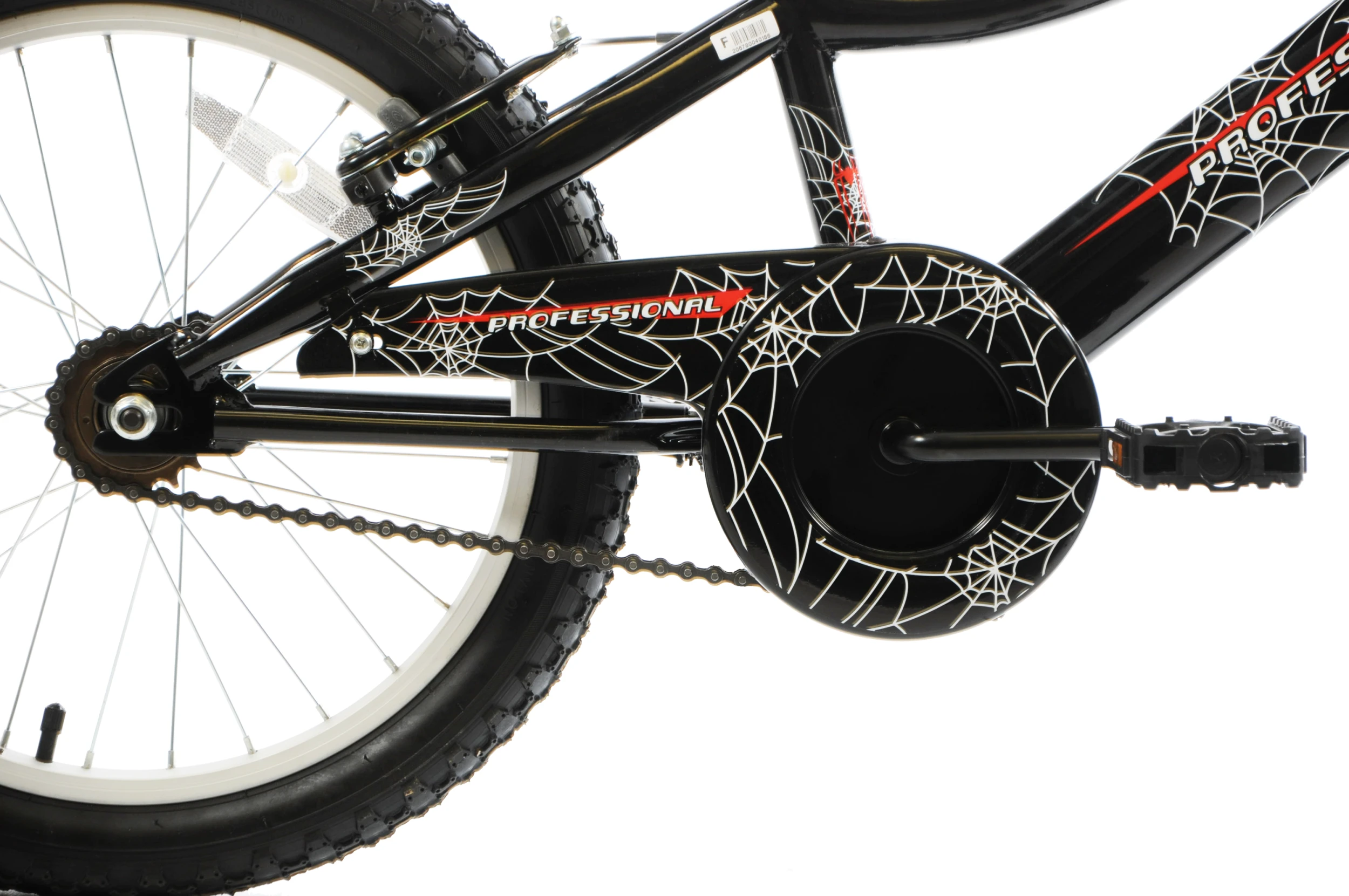 Professional Spider 18 Inch Wheel Kids Bike Black 6 Professional Spider 18 Inch Wheel Kids Bike Black - Image 4