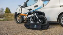 Estarli E20 Pro Electric Folding Bike Orange -CycleKing Shop Sample 7 2