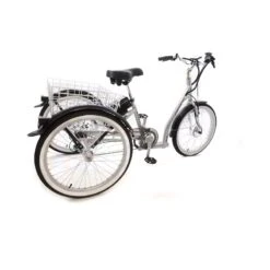 Mission E-Mission Electric Adult Tricycle Silver -CycleKing Shop Silver E Mission electric tricycle201