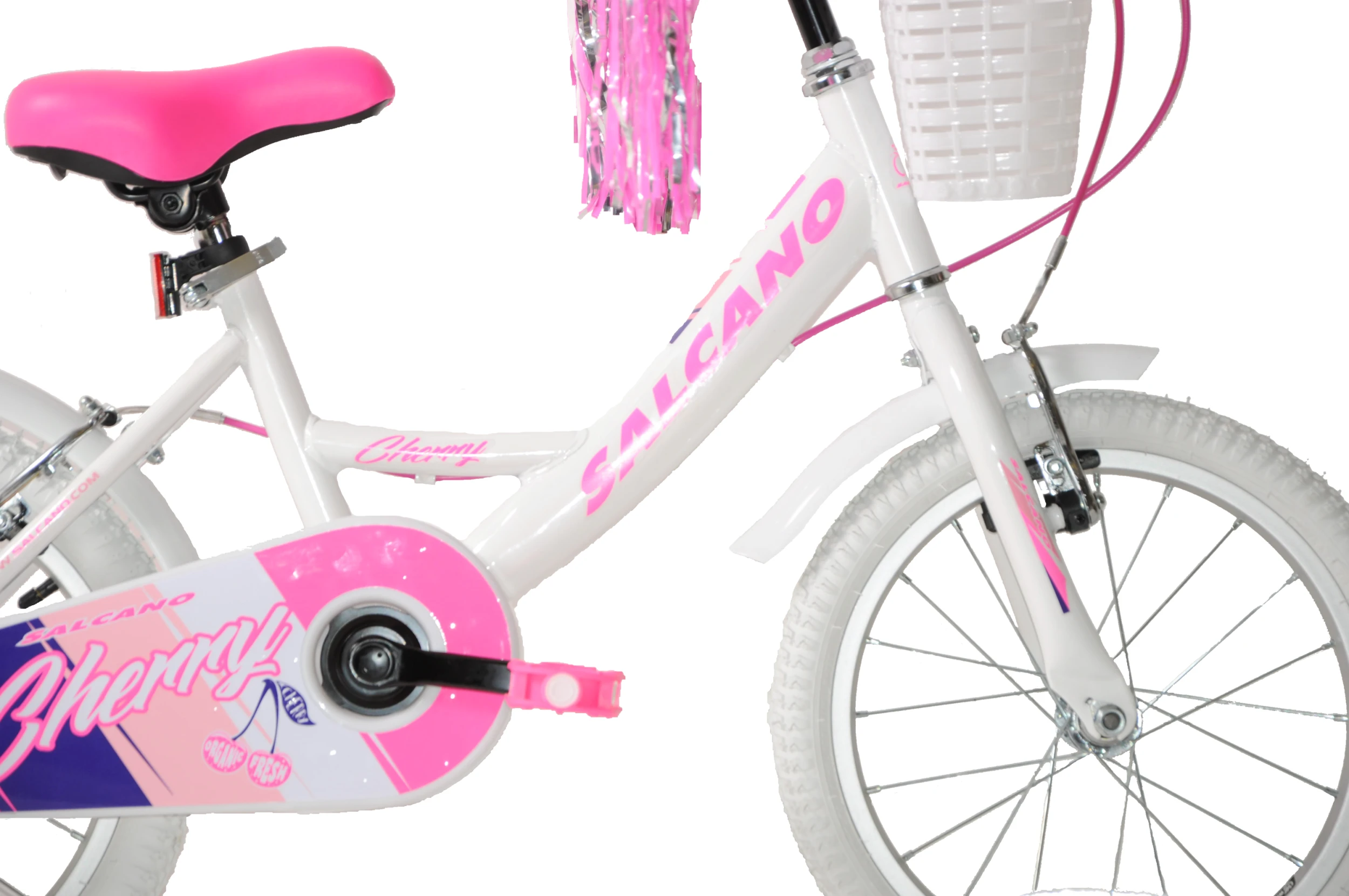Salcano Cherry 16 Inch Wheel White Pink 4 Salcano Cherry 16 Inch Wheel White Pink - Image 2