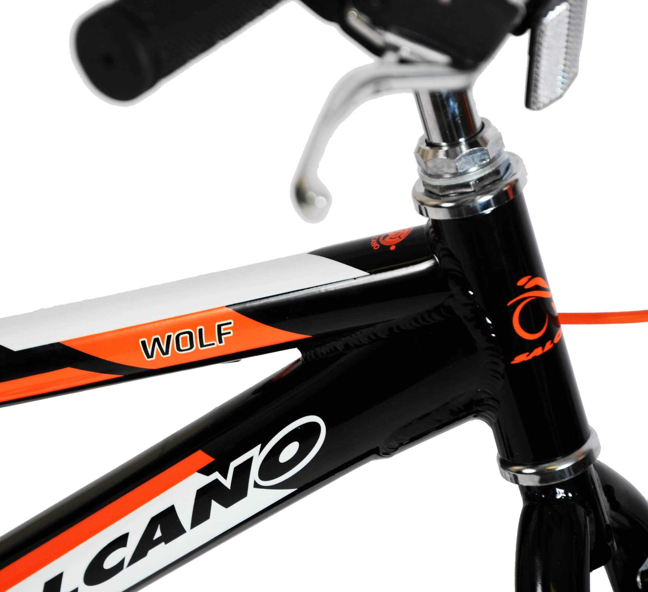 Salcano Wolf 20 Inch Kids Bike Black Orange 9 Salcano Wolf 20 Inch Kids Bike Black Orange - Image 7