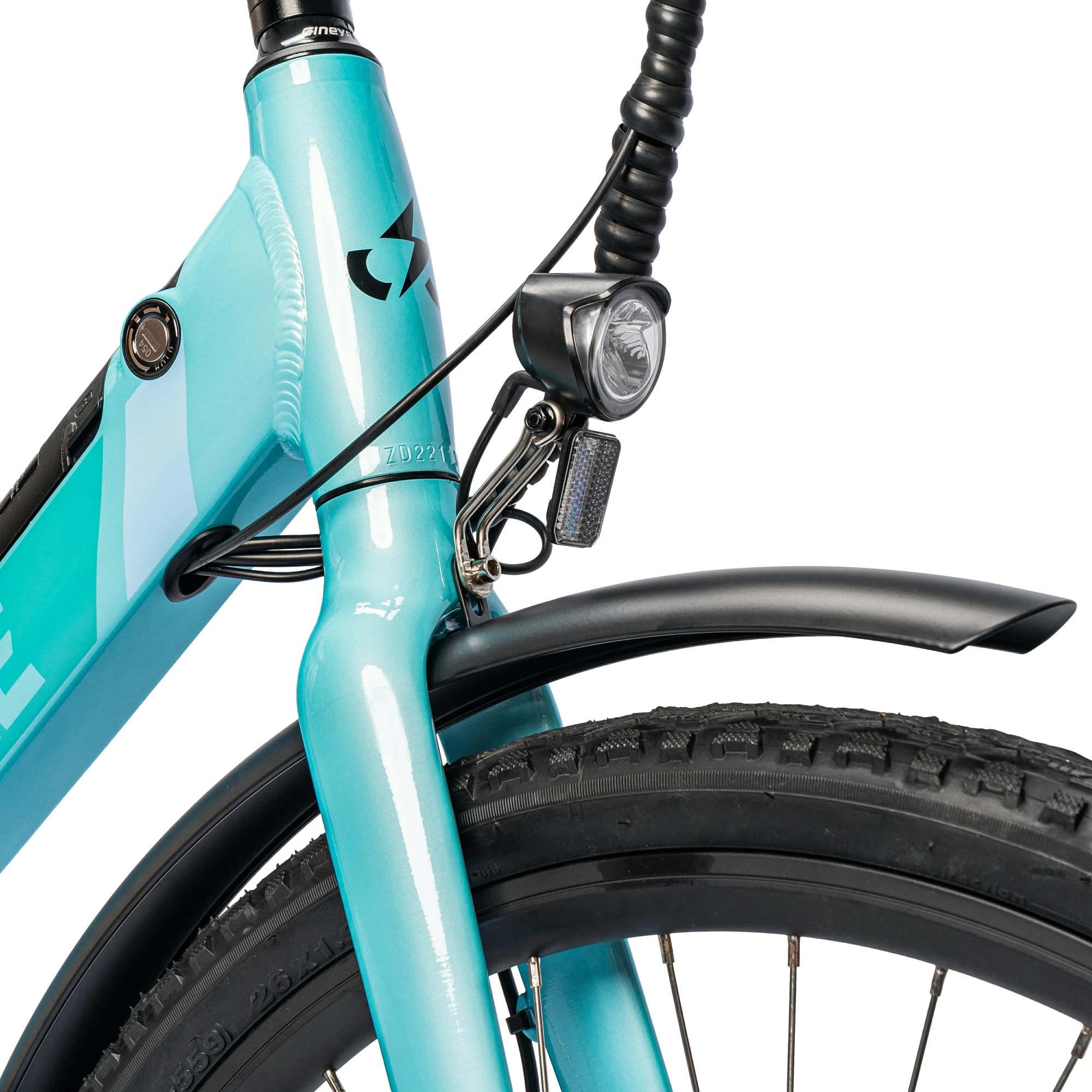 Ampere Deluxe Step Through 26 Inch Wheel Electric Bike Blue 11 Ampere Deluxe Step Through 26 Inch Wheel Electric Bike Blue - Image 9