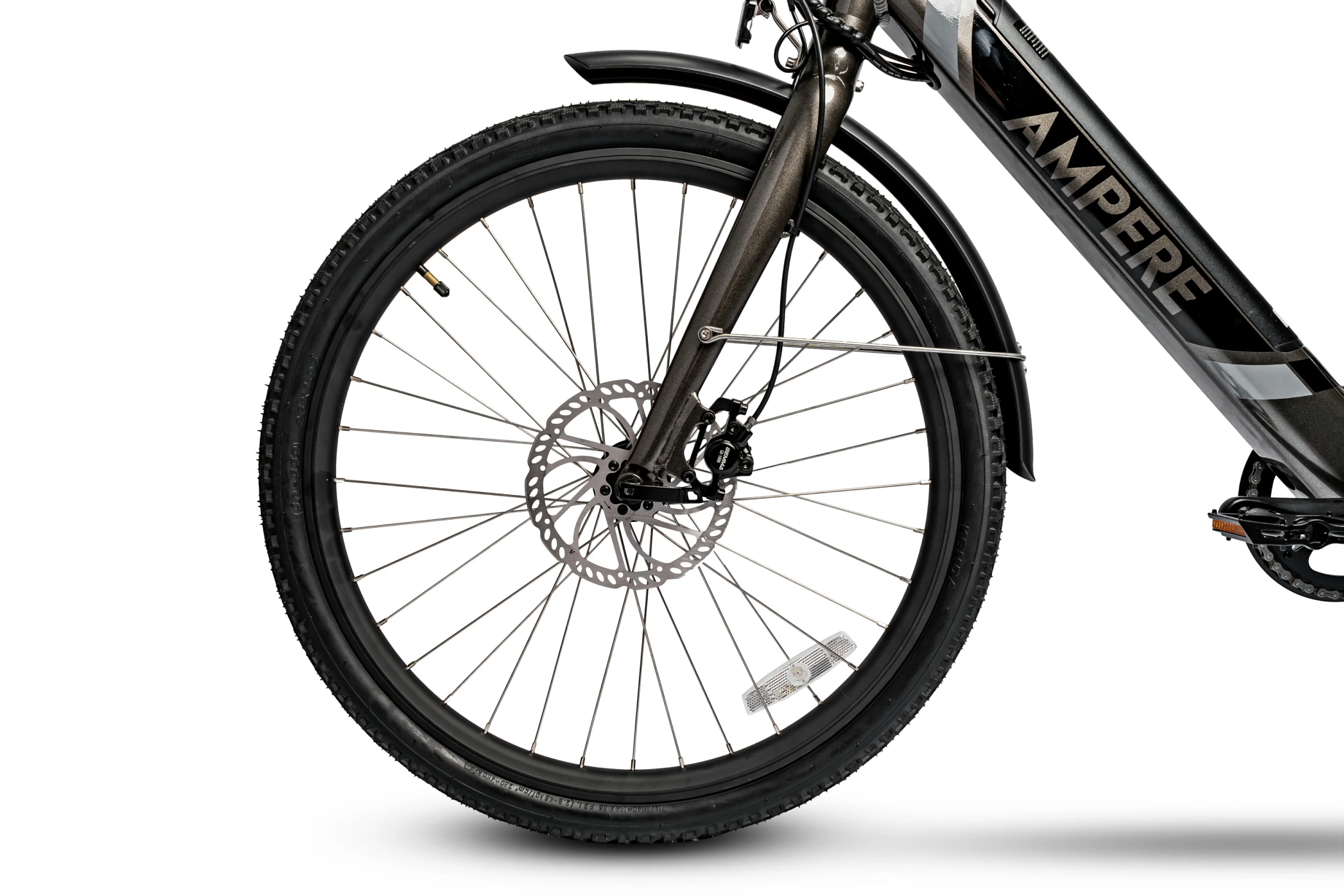 Ampere Deluxe Step Through 26 Inch Wheel Electric Bike Grey 9 Ampere Deluxe Step Through 26 Inch Wheel Electric Bike Grey - Image 7