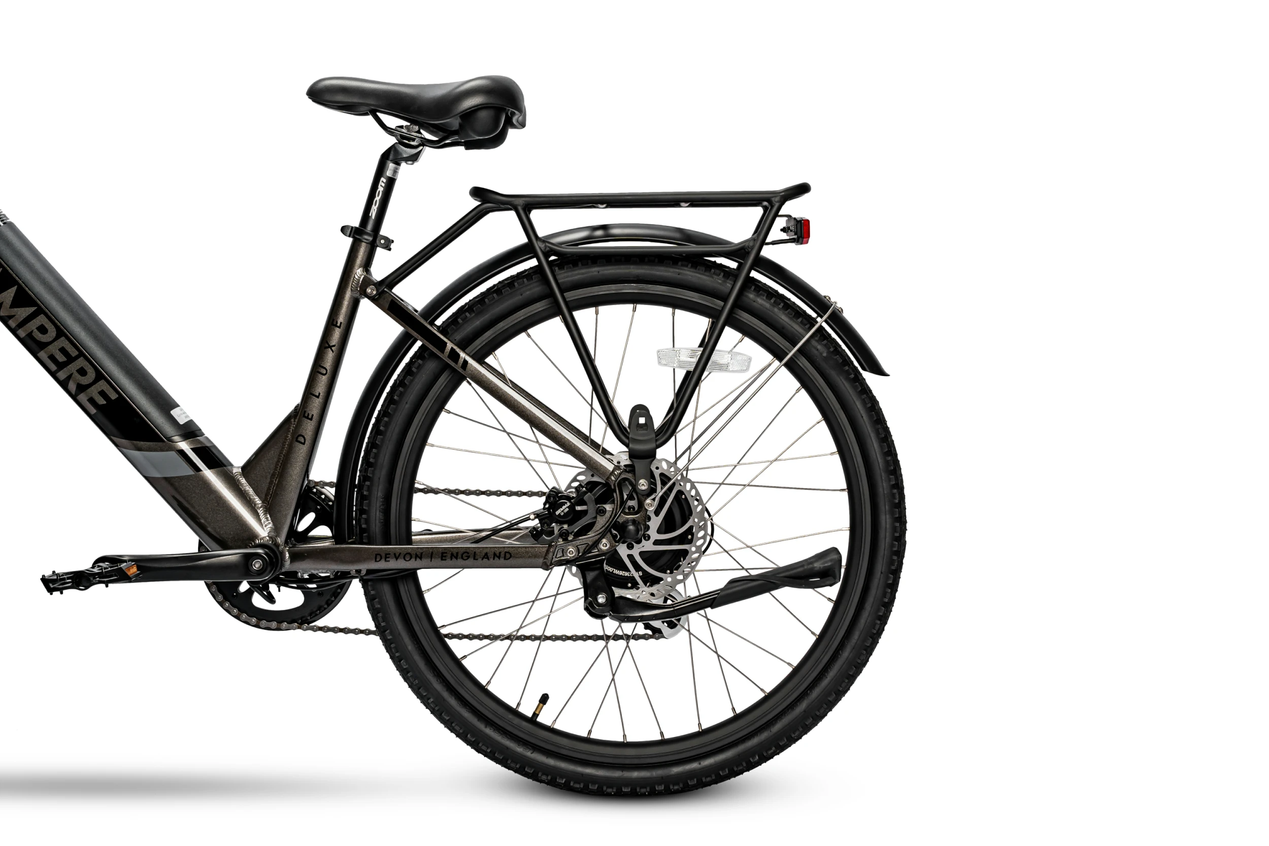 Ampere Deluxe Step Through 26 Inch Wheel Electric Bike Grey 4 Ampere Deluxe Step Through 26 Inch Wheel Electric Bike Grey - Image 2