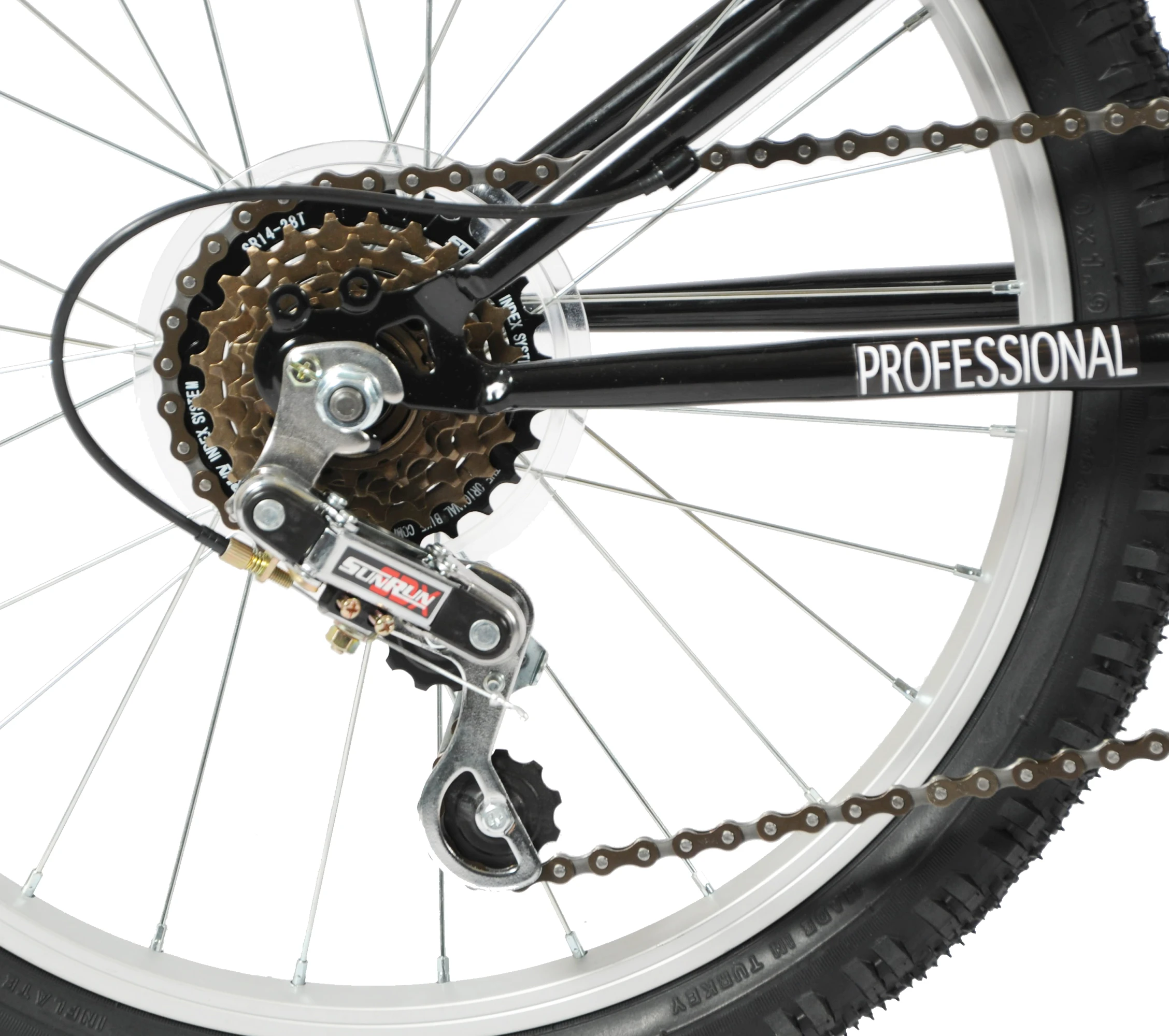 Professional Assassin 20 Inch Kids Bike Black 4 Professional Assassin 20 Inch Kids Bike Black - Image 2