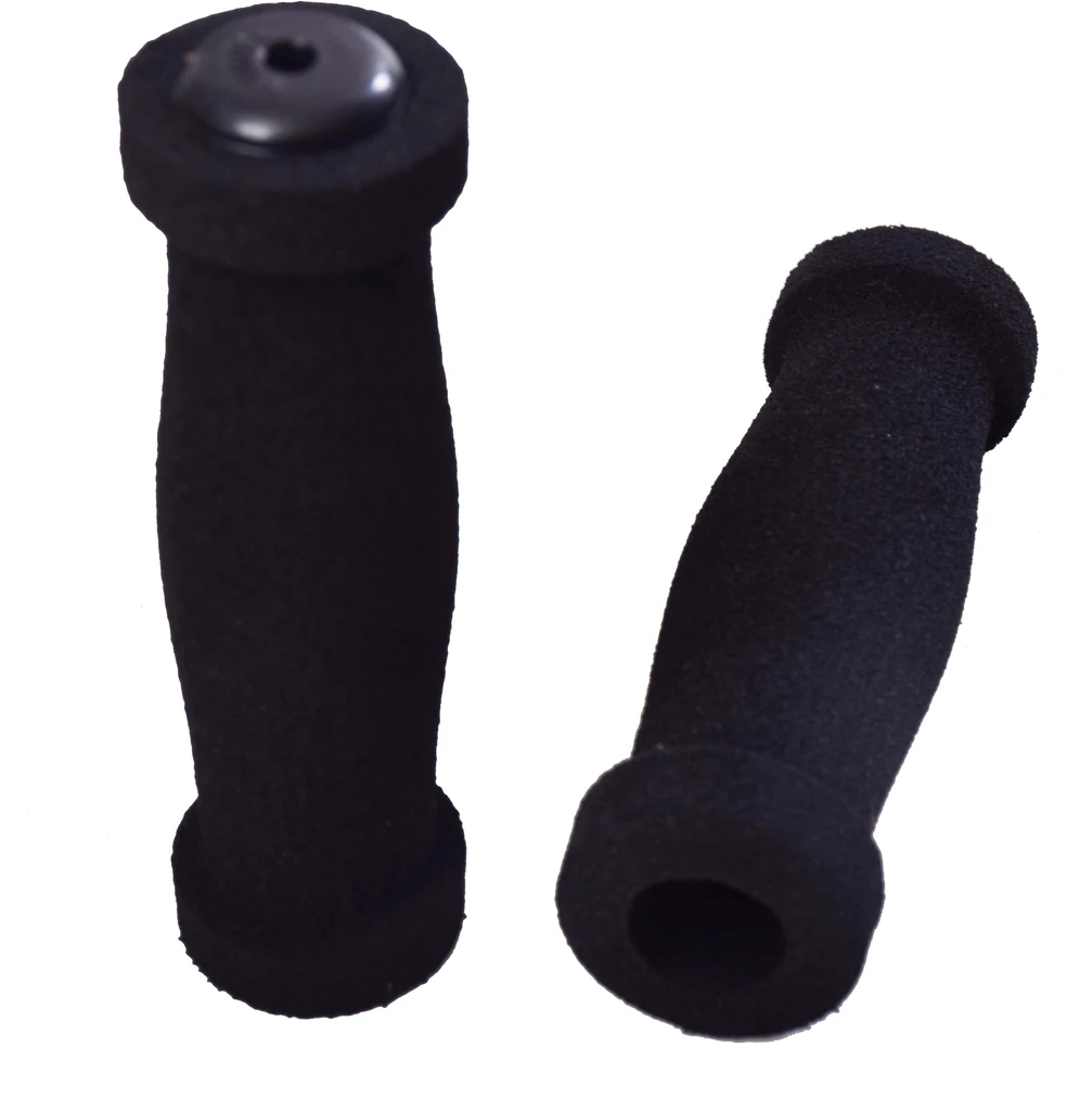Foam Non-Slip Handlebar Grips Black 22.2mm 3 Foam Non-Slip Handlebar Grips Black 22.2mm