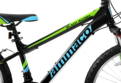 Ammaco Black Mamba 24 Inch Wheel Kids Mountain Bike Black