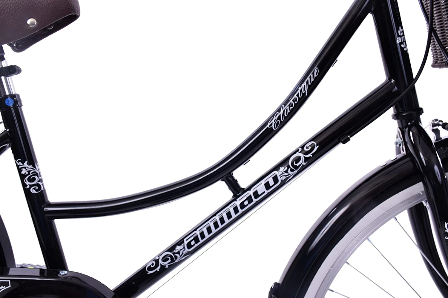 Ammaco Classique 24 Inch Wheel Kids Dutch Bike Black 3 Ammaco Classique 24 Inch Wheel Kids Dutch Bike Black