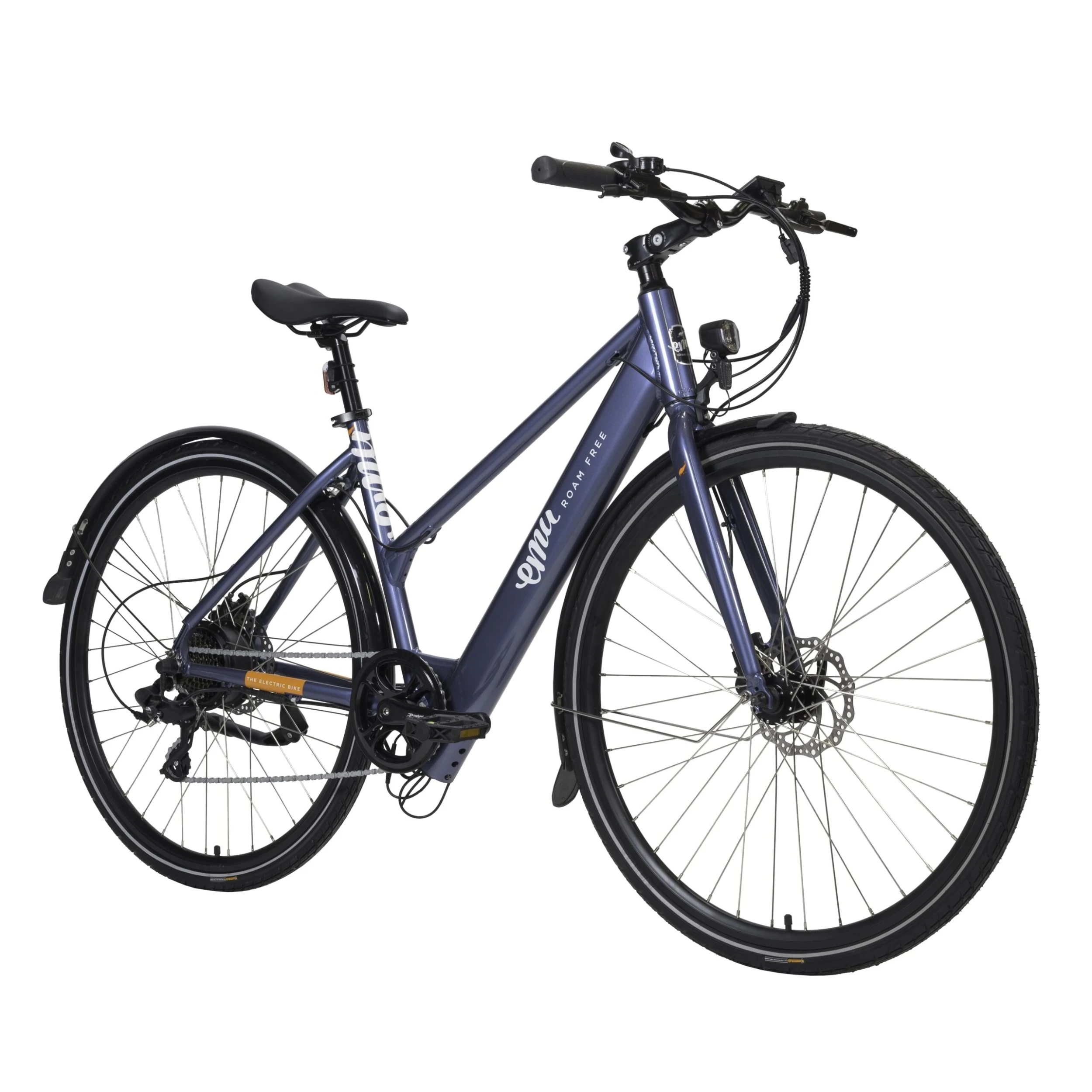 EMU Evo Step Through 700c Wheel Electric Bike Metallic Blue 3 EMU Evo Step Through 700c Wheel Electric Bike Metallic Blue