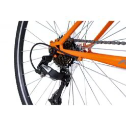 Falcon Urban Low Step Sports Hybrid Bike Orange -CycleKing Shop falcon urban low step p378 3314 image