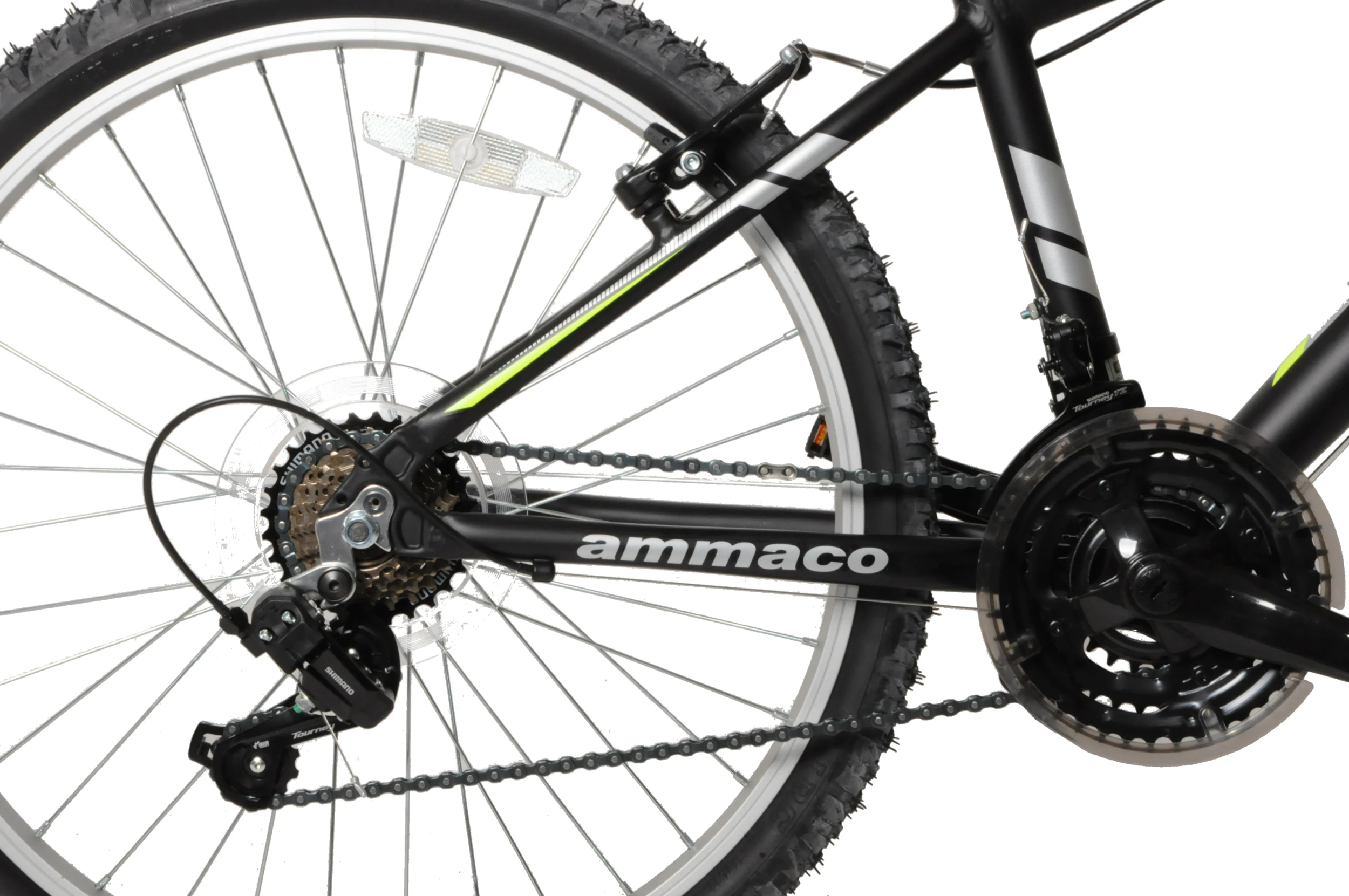 Ammaco Escape 26 Inch Wheel Mountain Bike Black And Green 4 Ammaco Escape 26 Inch Wheel Mountain Bike Black And Green - Image 2