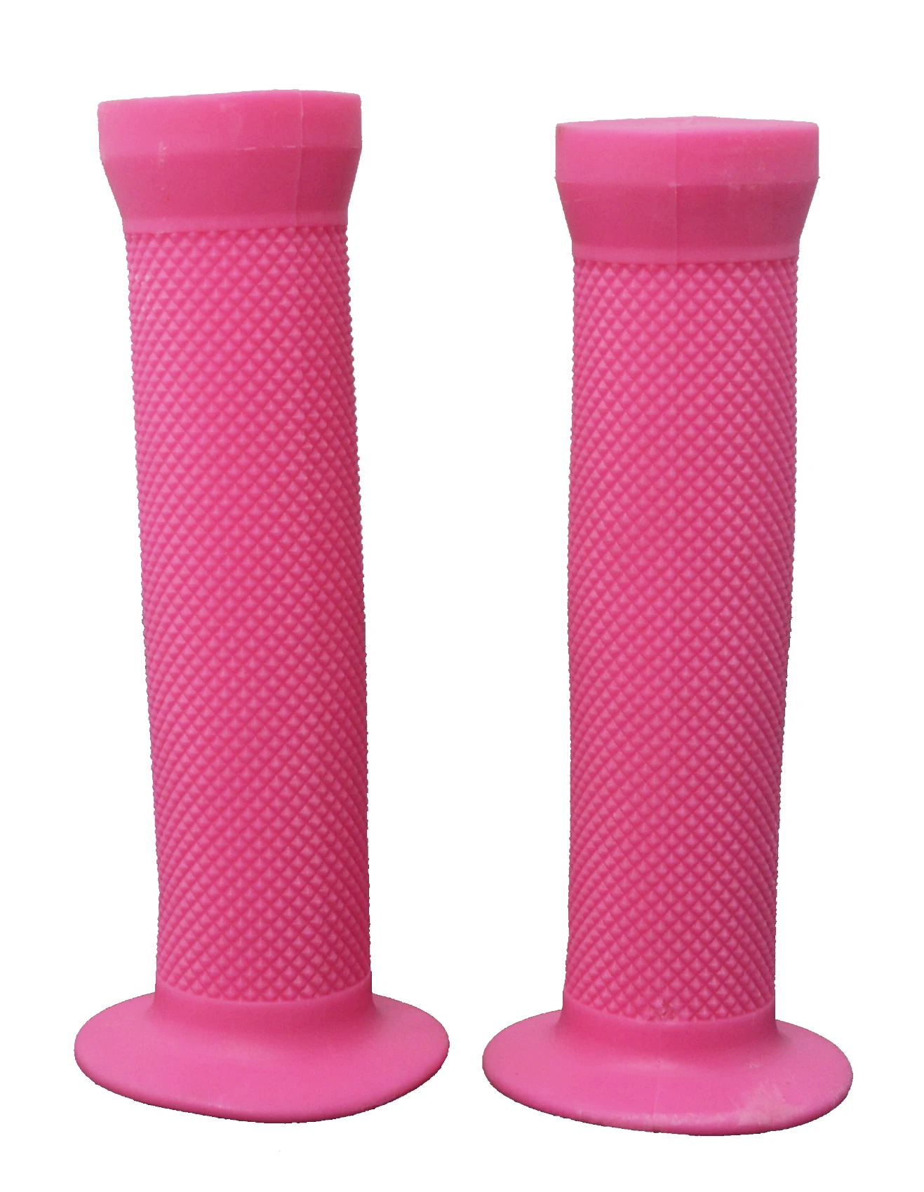 Ammaco BMX Flange Handlebar Grips Pink 3 Ammaco BMX Flange Handlebar Grips Pink