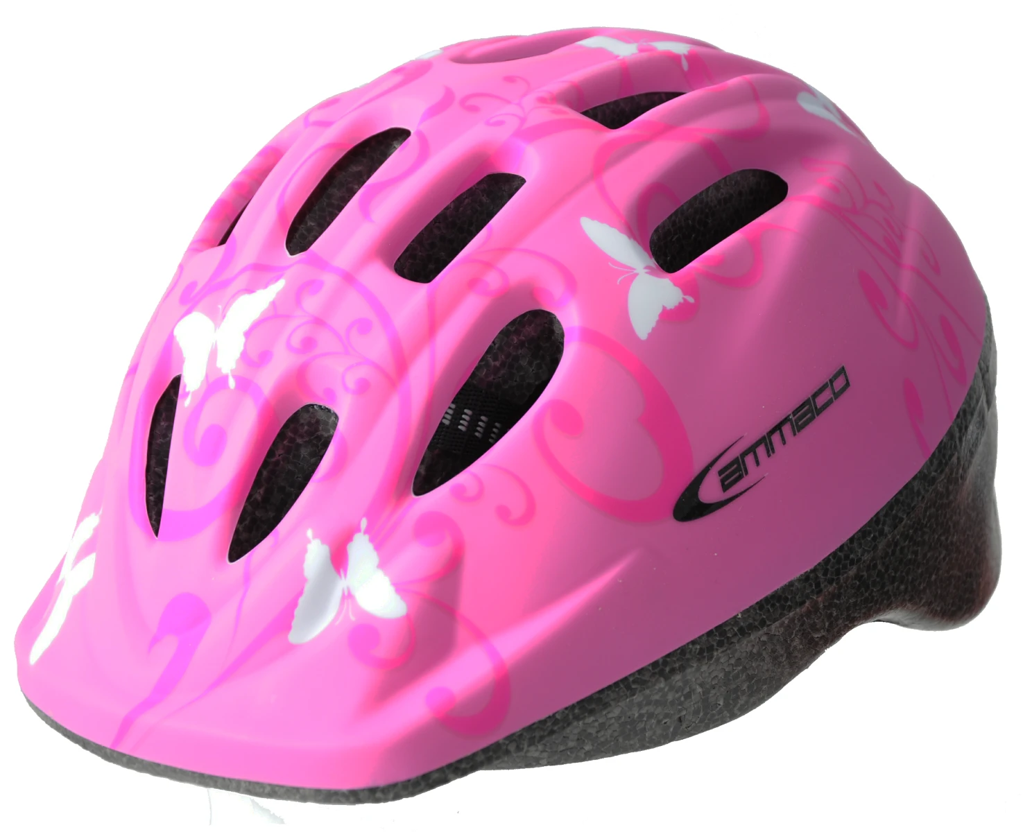 Ammaco Butterfly Pink Helmet -52-56cm 3 Ammaco Butterfly Pink Helmet -52-56cm