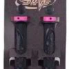Brave Hucker Lock On Handlebar Grips Black And Pink 2 Brave Hucker Lock On Handlebar Grips Black And Pink -CycleKing Shop hg039bka