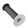BMX Flanged Black/White Handlebar Grips -CycleKing Shop hg305d