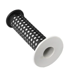 BMX Flanged Black/White Handlebar Grips