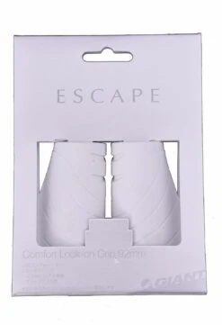 Giant Escape Lock On Handlebar Grips White 5 Giant Escape Lock On Handlebar Grips White -CycleKing Shop hg410949a