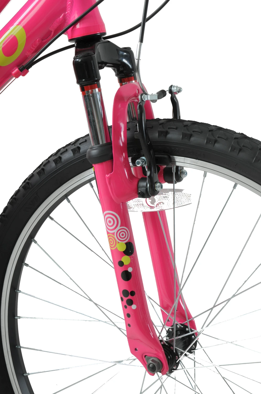 Ammaco Lush 24 Inch Wheel Kids Mountain Bike Pink 9 Ammaco Lush 24 Inch Wheel Kids Mountain Bike Pink - Image 7