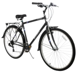 Ammaco Madrid Commuter Hybrid Bike Black