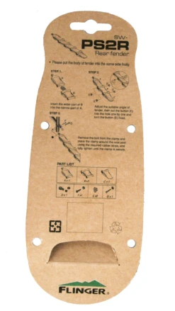 Flinger Retractable Rear Mudguard 12-26 Wheel -CycleKing Shop mg100 d 1