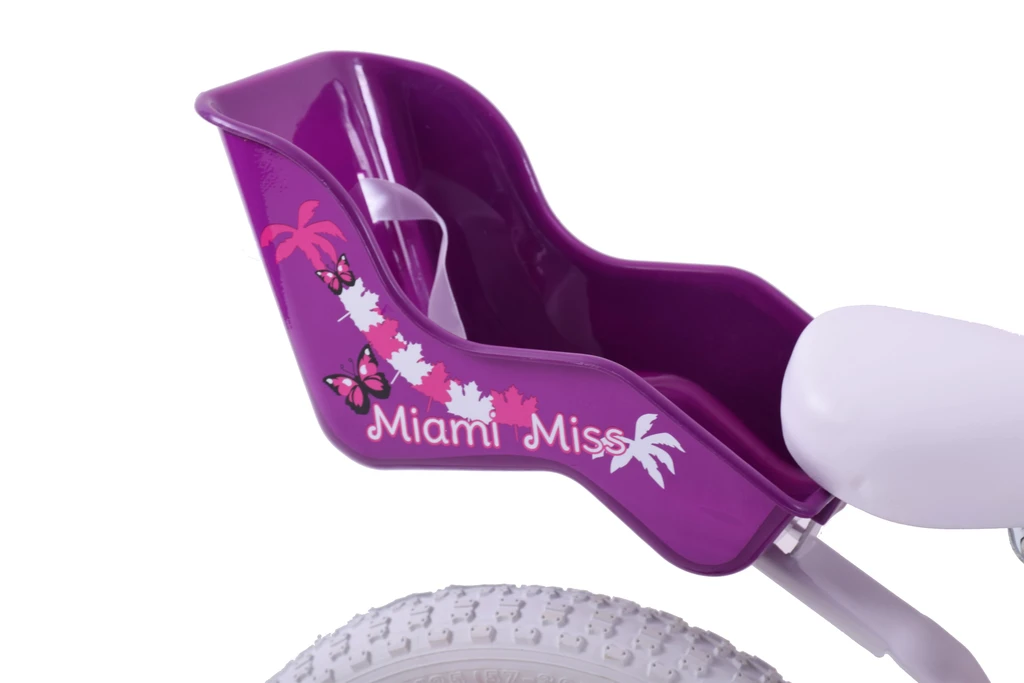 Professional Miami Miss 16 Inch Wheel Kids Bike Pink And Purple 5 Professional Miami Miss 16 Inch Wheel Kids Bike Pink And Purple - Image 3