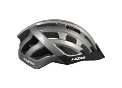 Lazer Compact Helmet Light Titanium -CycleKing Shop my2021 compact titanium side right