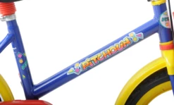 Pitchoun 14 Inch Wheel Kids Bike Blue Yellow And Red