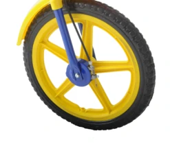 Pitchoun 14 Inch Wheel Kids Bike Blue Yellow And Red -CycleKing Shop pitchound