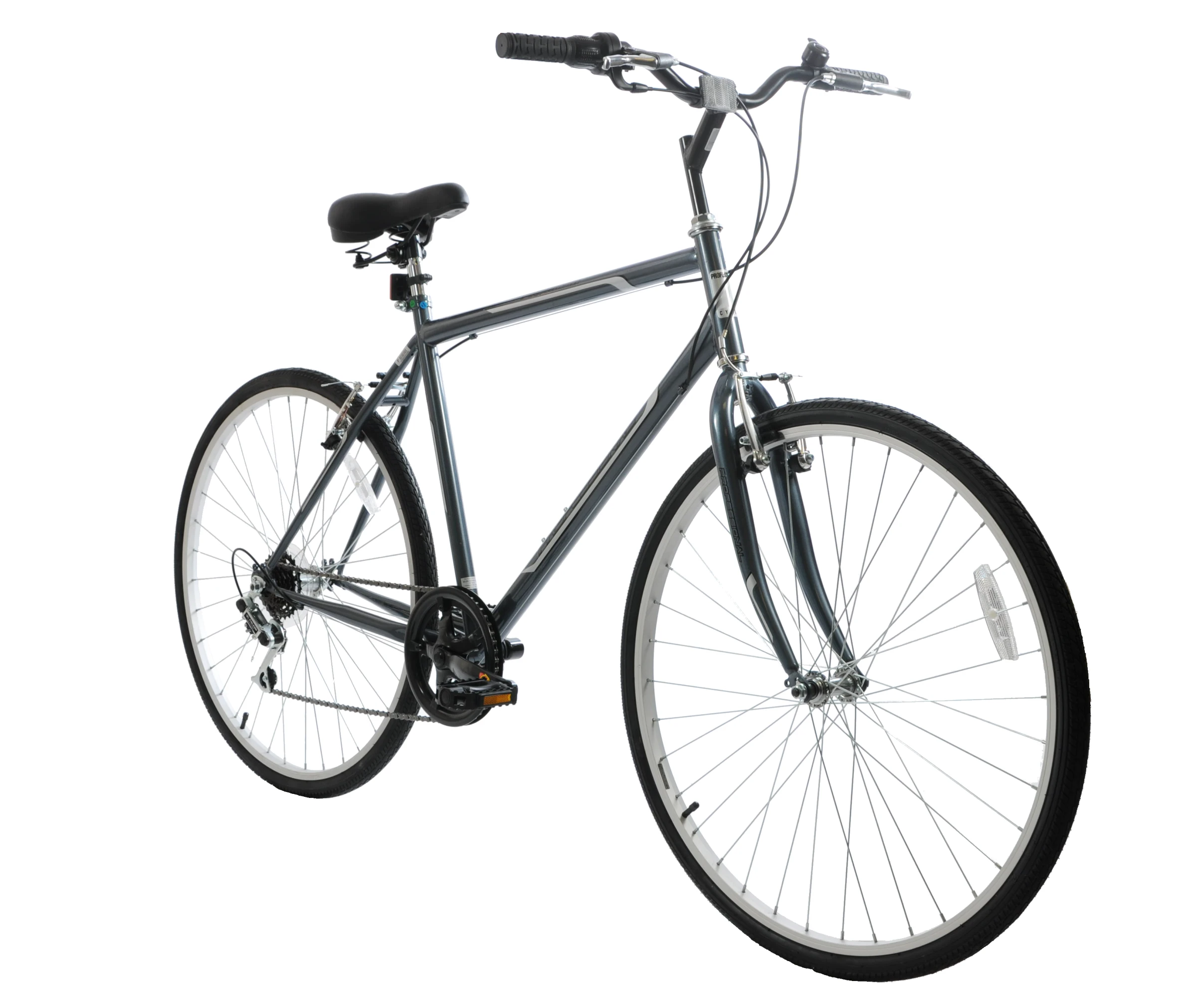 Professional Premium Commuter Hybrid Bike Grey 3 Professional Premium Commuter Hybrid Bike Grey