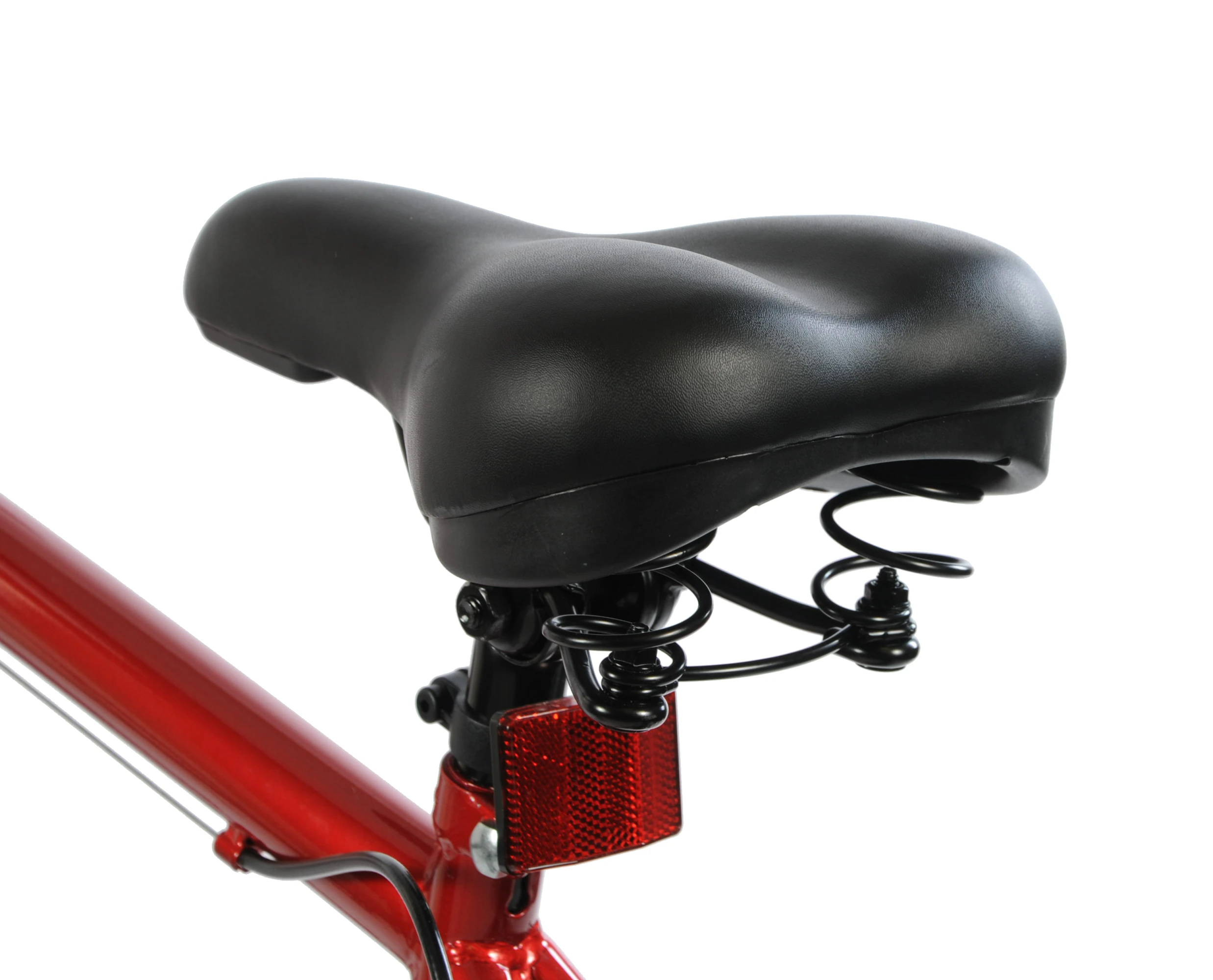 Professional City Commuter Hybrid Bike Red 8 Professional City Commuter Hybrid Bike Red - Image 7