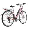 Emu Roam Step Through 700c Wheel Electric Bike Pink 1 Emu Roam Step Through 700c Wheel Electric Bike Pink -CycleKing Shop roam20pink20diag20rear20square 3