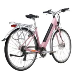 Emu Roam Step Through 700c Wheel Electric Bike Pink