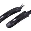Mountain Bike Suspension Mudguard Set Black