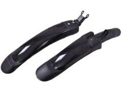 Mountain Bike Suspension Mudguard Set Black