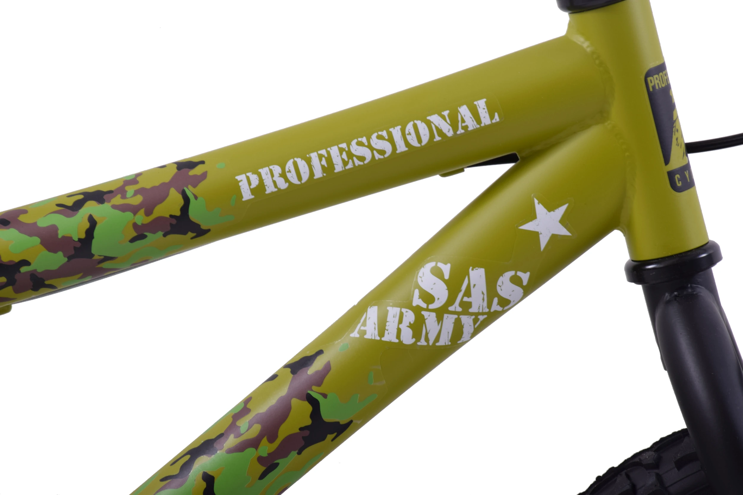 Professional SAS Army 16 Inch Wheel Kids Mountain Bike Green 4 Professional SAS Army 16 Inch Wheel Kids Mountain Bike Green - Image 2