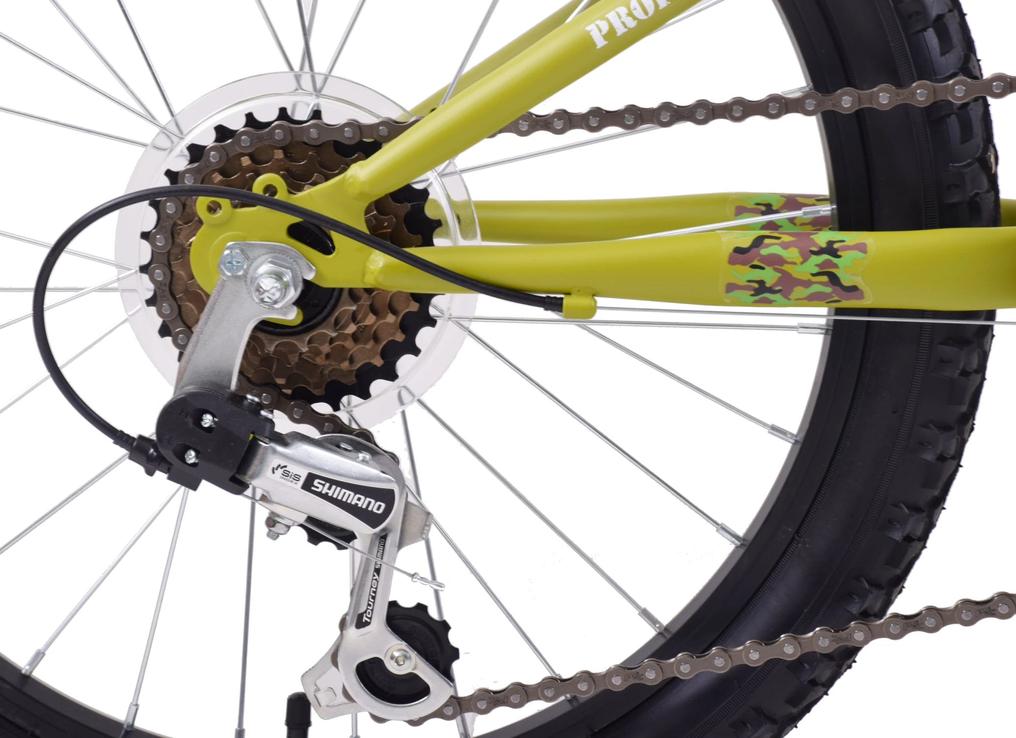 Professional SAS Army 18 Inch Wheel Kids Mountain Bike Green 4 Professional SAS Army 18 Inch Wheel Kids Mountain Bike Green - Image 2