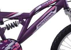 Professional Shocker 18 Inch Wheel Kids Mountain Bike Purple 10 Professional Shocker 18 Inch Wheel Kids Mountain Bike Purple -CycleKing Shop shocker 20 purpleb