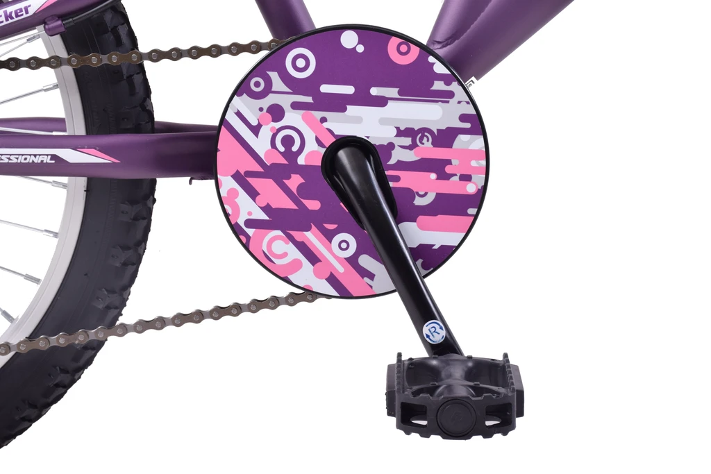 Professional Shocker 18 Inch Wheel Kids Mountain Bike Purple 4 Professional Shocker 18 Inch Wheel Kids Mountain Bike Purple - Image 2