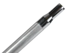 Seatpost 28.6mm Knurled 300mm Chrome -CycleKing Shop sp30587a