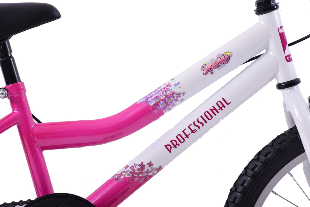 Professional Sparkle 20 Inch Wheel Kids Mountain Bike Pink 6 Professional Sparkle 20 Inch Wheel Kids Mountain Bike Pink - Image 4