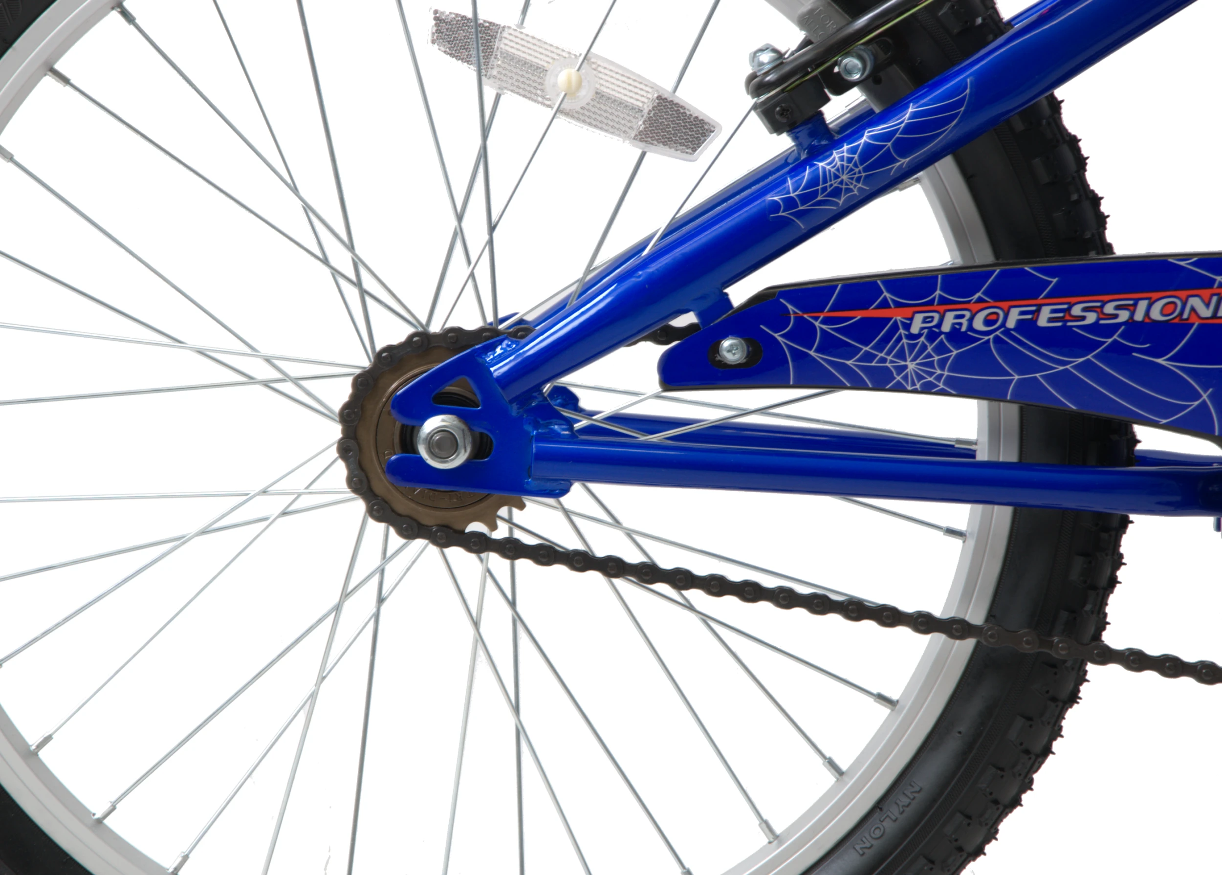 Professional Spider 20 Inch Wheel Kids Bike Blue 5 Professional Spider 20 Inch Wheel Kids Bike Blue - Image 3