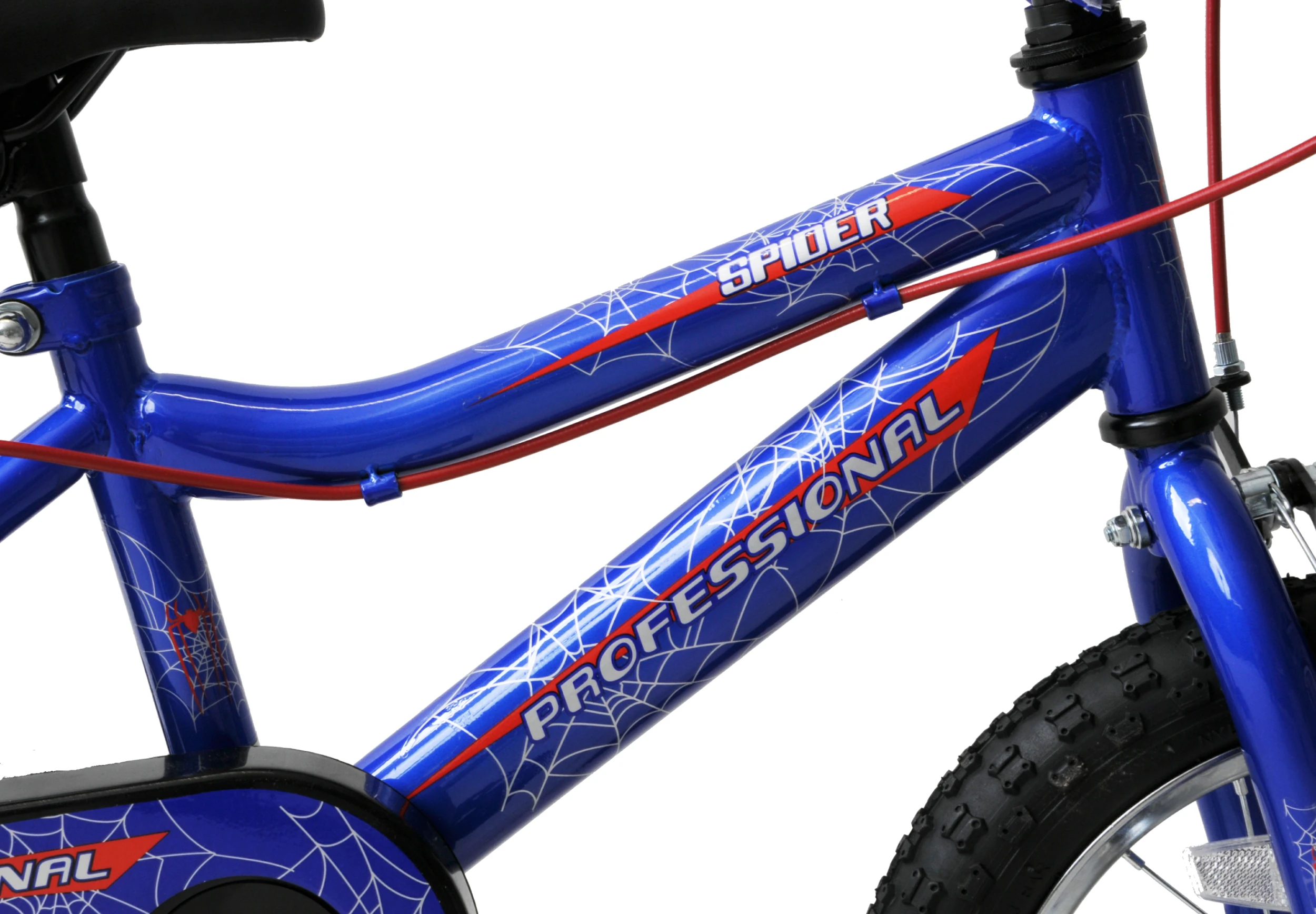 Professional Spider 12 Inch Wheel Kids Bike Blue 5 Professional Spider 12 Inch Wheel Kids Bike Blue - Image 3