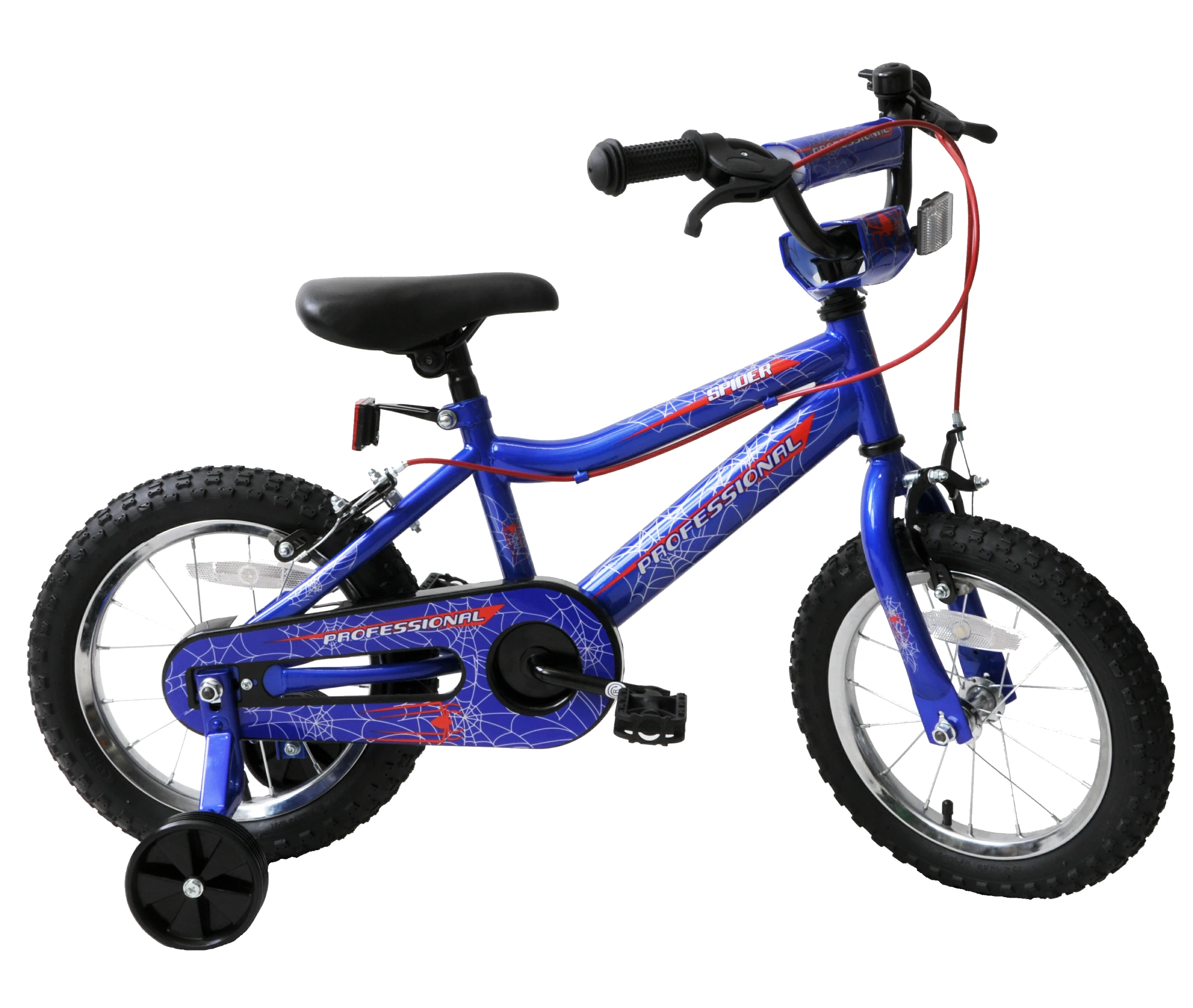 Professional Spider 12 Inch Wheel Kids Bike Blue 4 Professional Spider 12 Inch Wheel Kids Bike Blue - Image 2