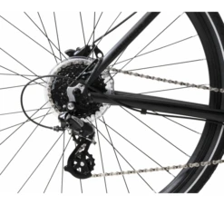 Ammaco Strada Sports Hybrid Bike Black -CycleKing Shop strada womens blacka