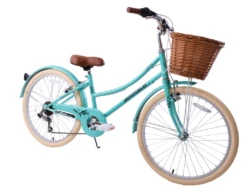 Ammaco Tiffany 24 Inch Wheel Kids Heritage Bike Green -CycleKing Shop tiffany 24 1