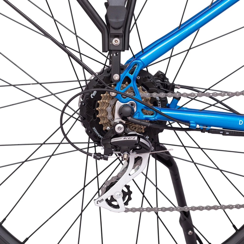 Ampere Tourer Electric Bike Crossbar Blue 12 Ampere Tourer Electric Bike Crossbar Blue - Image 10