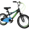 Salcano Wolf 16 Inch Wheel Kids Bike Black And Green